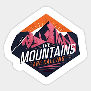 Adventure Awaits | The Mountains Are Calling Sticker